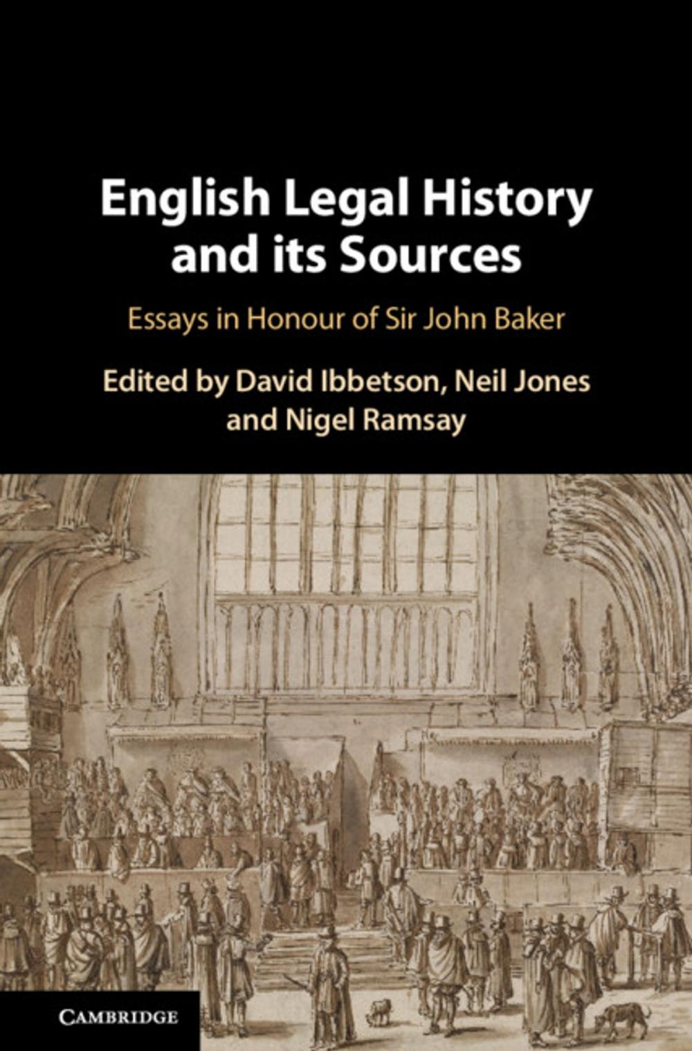 Big bigCover of English Legal History and its Sources