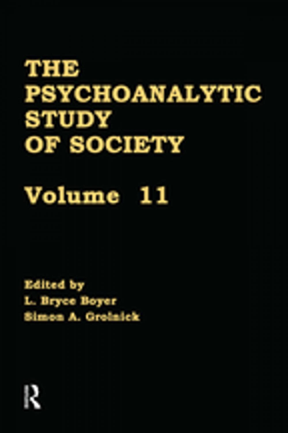 Big bigCover of The Psychoanalytic Study of Society, V. 11