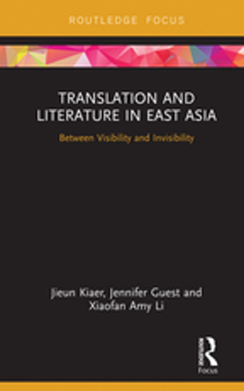 Big bigCover of Translation and Literature in East Asia