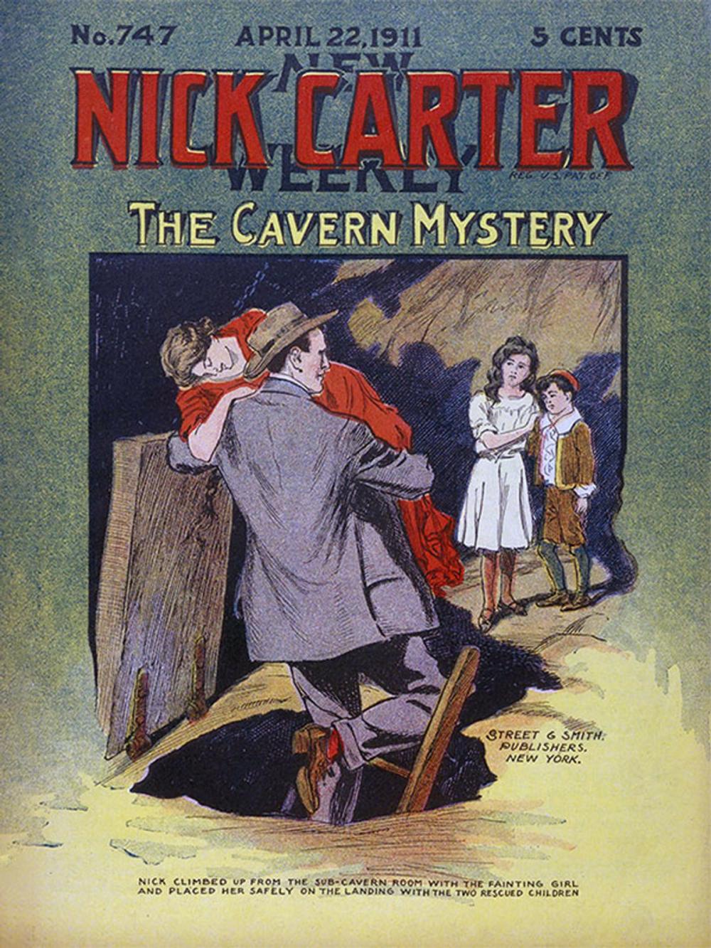 Big bigCover of Nick Carter 747: The Cavern Mystery