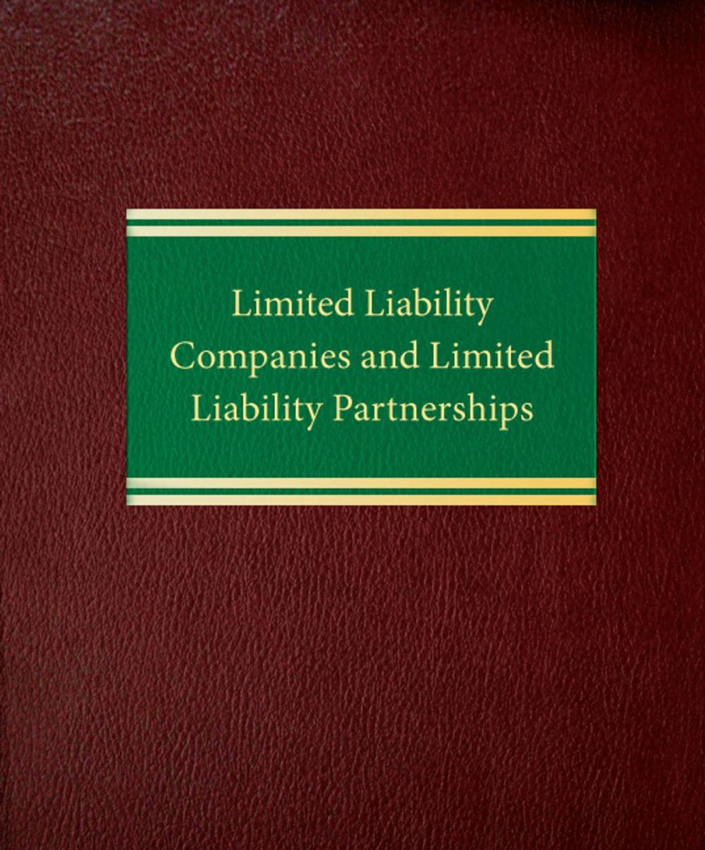 Big bigCover of Limited Liability Companies and Limited Liability Partnerships
