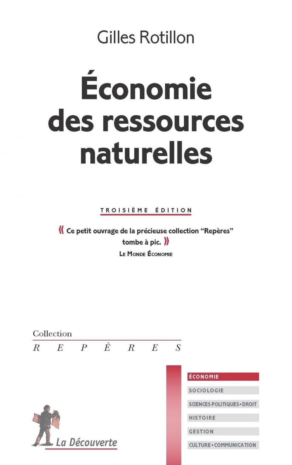 Big bigCover of Économie des ressources naturelles