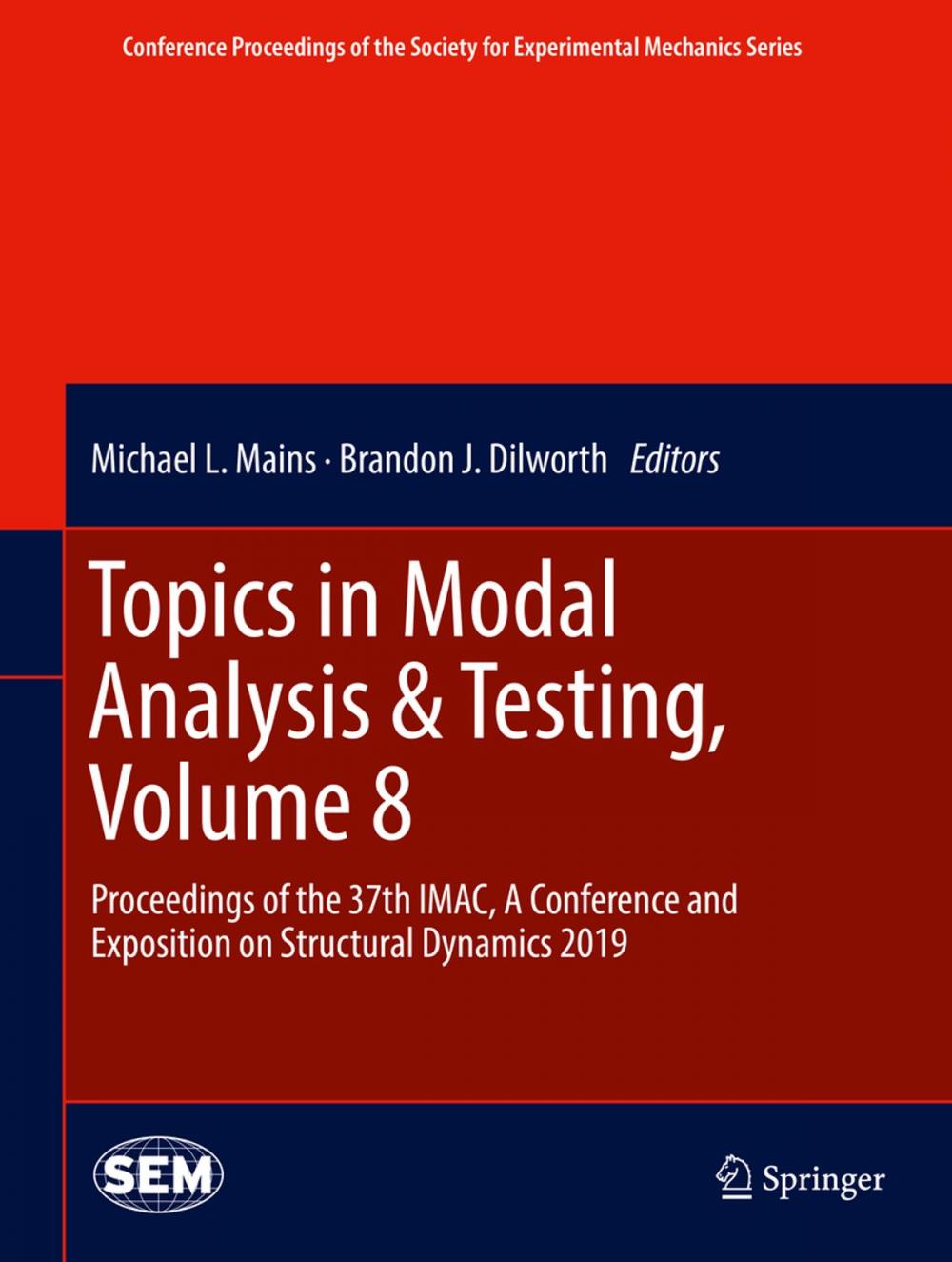 Big bigCover of Topics in Modal Analysis & Testing, Volume 8