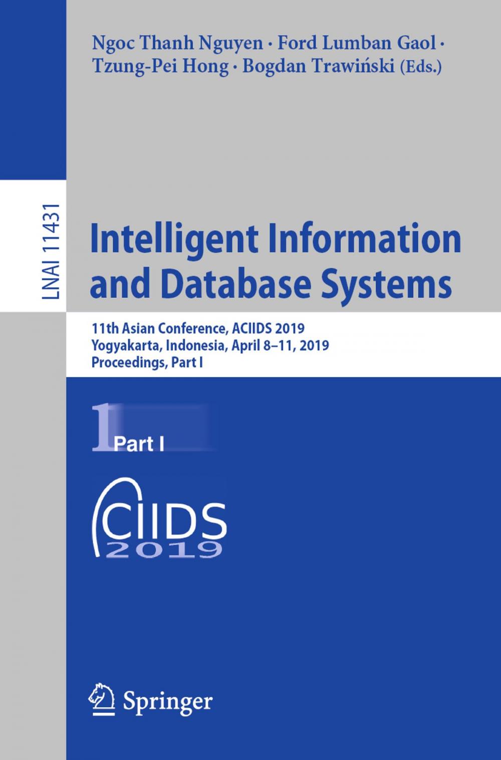 Big bigCover of Intelligent Information and Database Systems