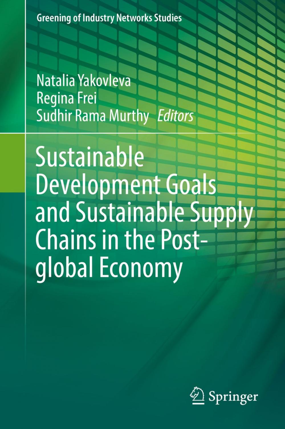 Big bigCover of Sustainable Development Goals and Sustainable Supply Chains in the Post-global Economy