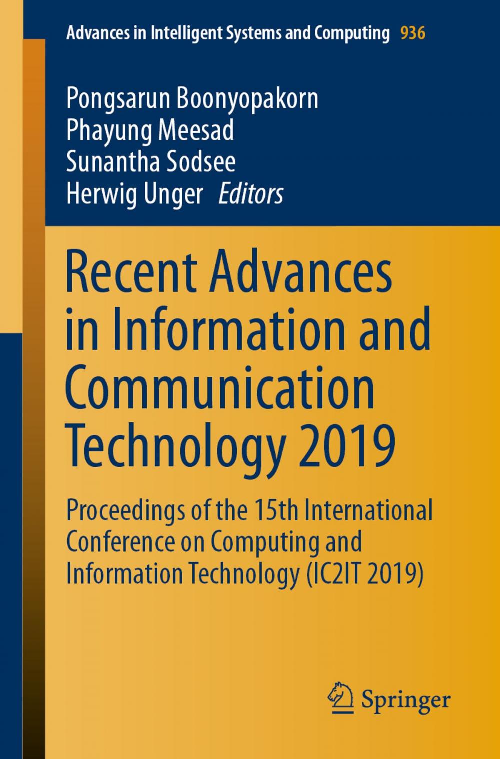 Big bigCover of Recent Advances in Information and Communication Technology 2019