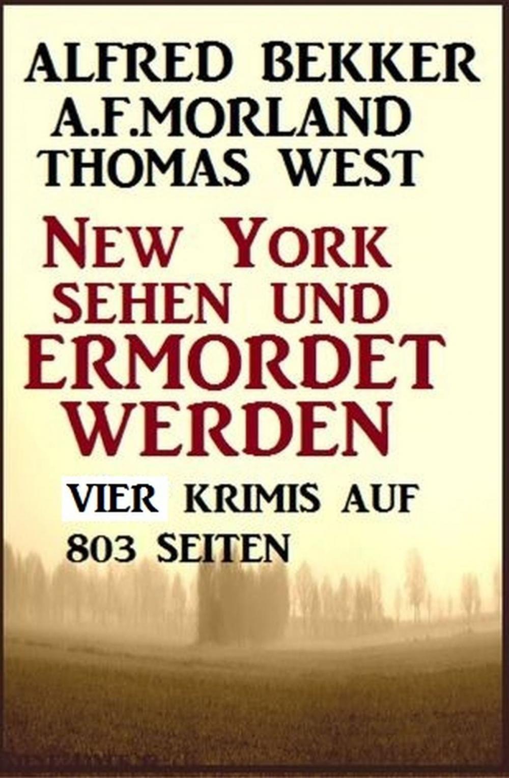 Big bigCover of Vier Krimis - New York sehen und ermordet werden