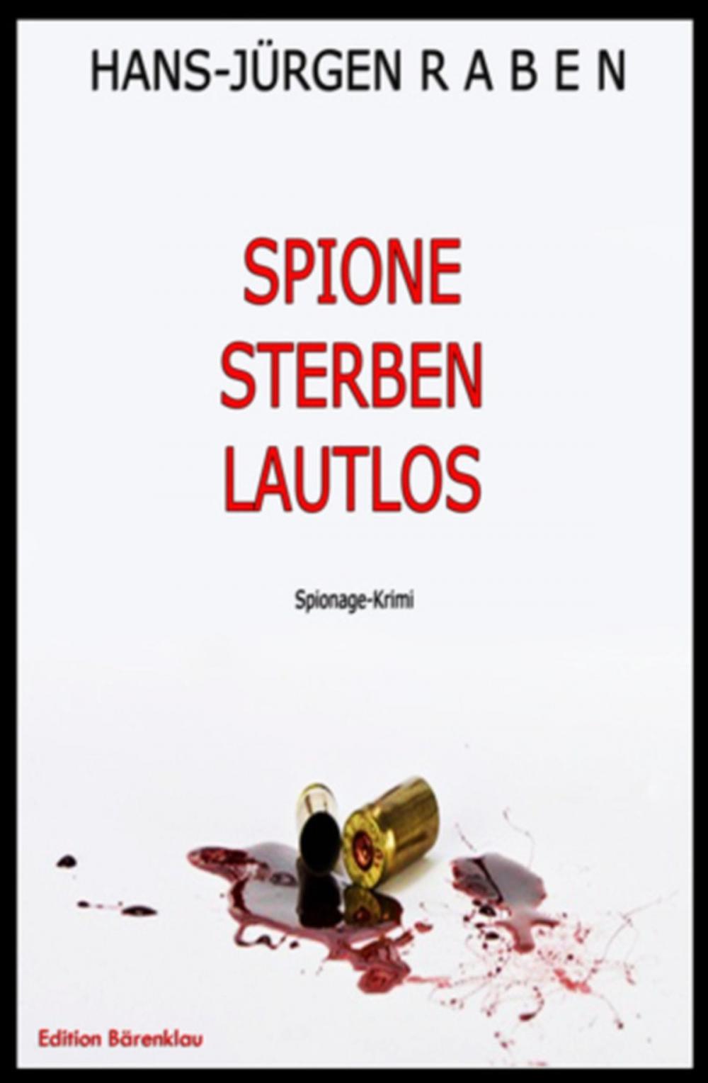 Big bigCover of Spione sterben lautlos