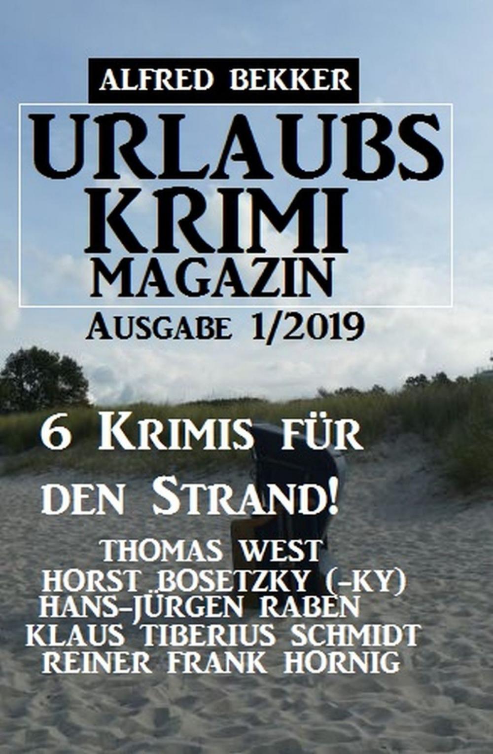 Big bigCover of Urlaubs-Krimi Magazin Ausgabe 1/2019 - 6 Krimis für den Strand