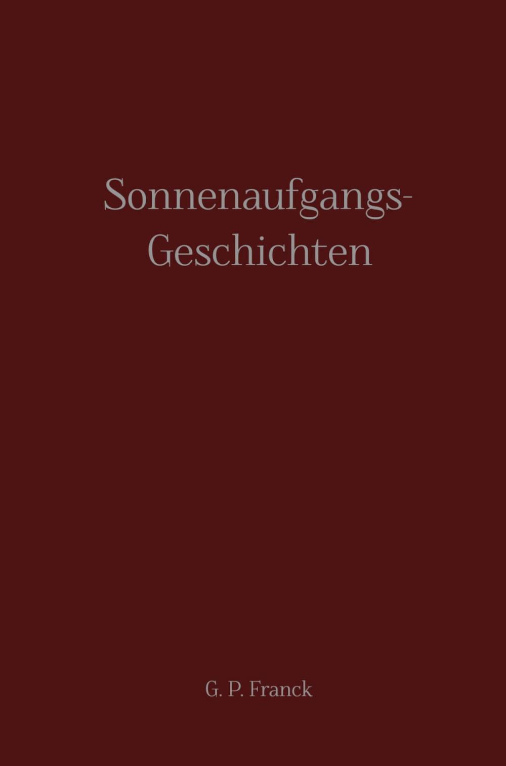 Big bigCover of Sonnenaufgangs-Geschichten