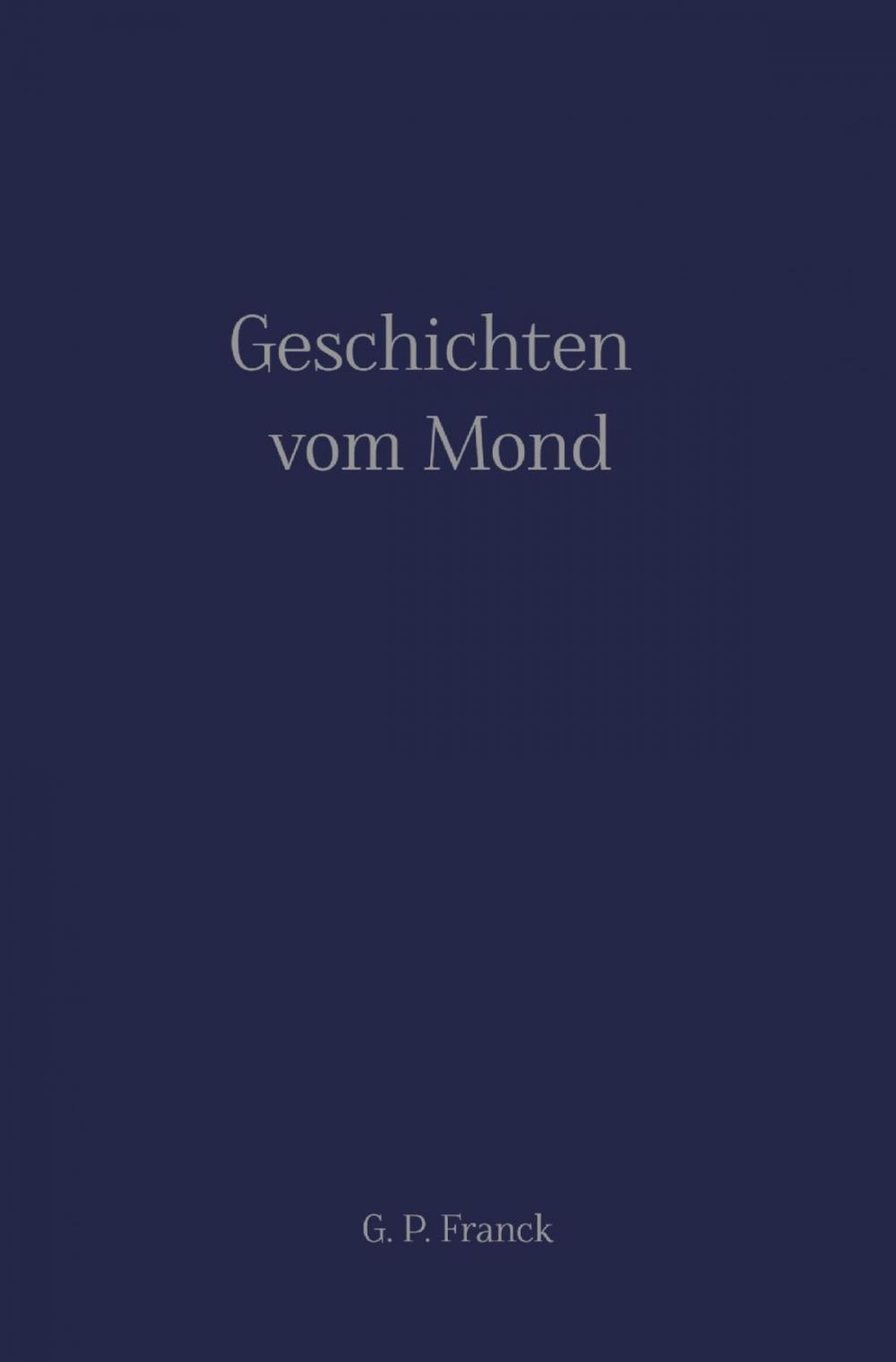 Big bigCover of Geschichten vom Mond