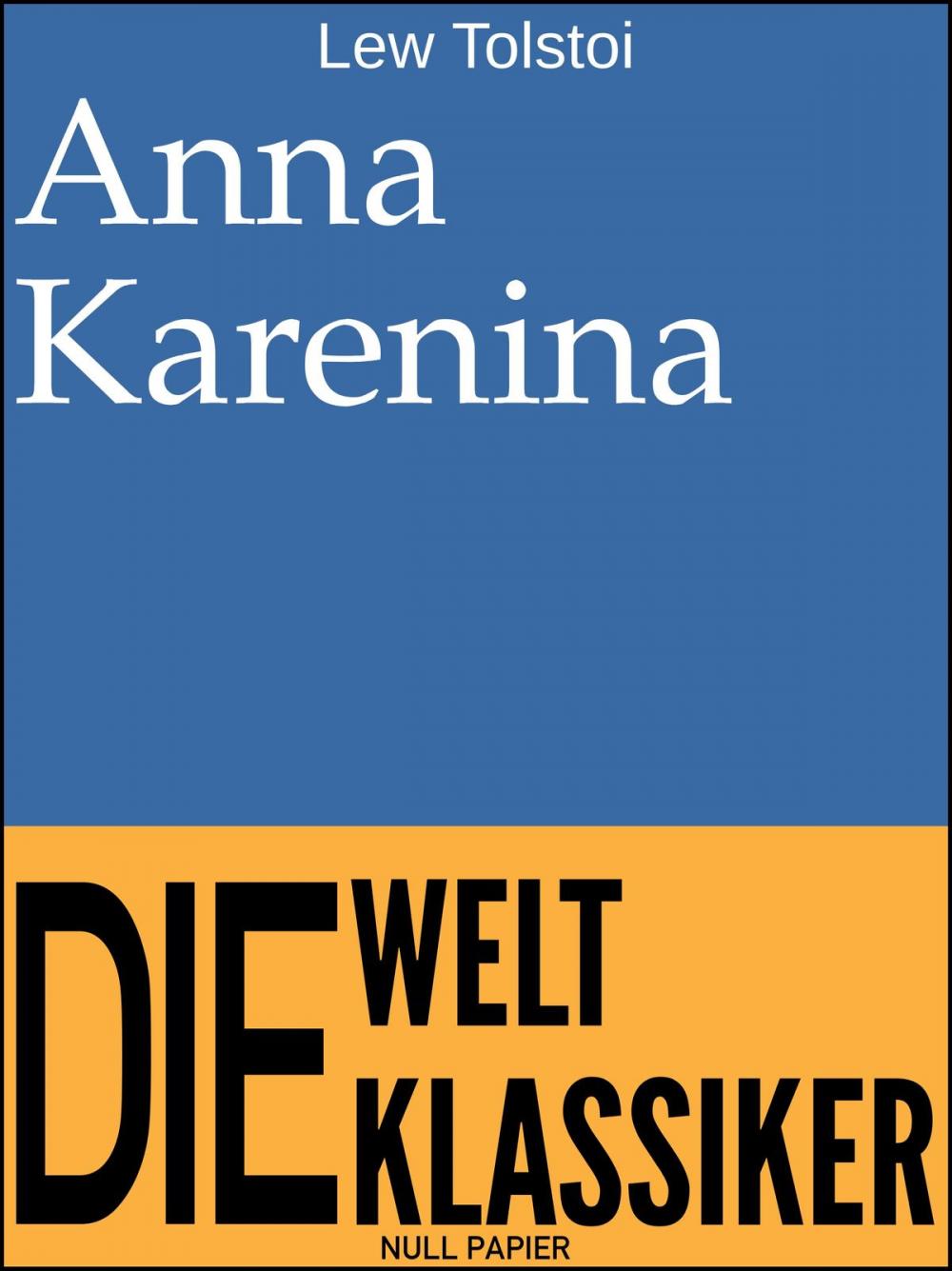 Big bigCover of Anna Karenina