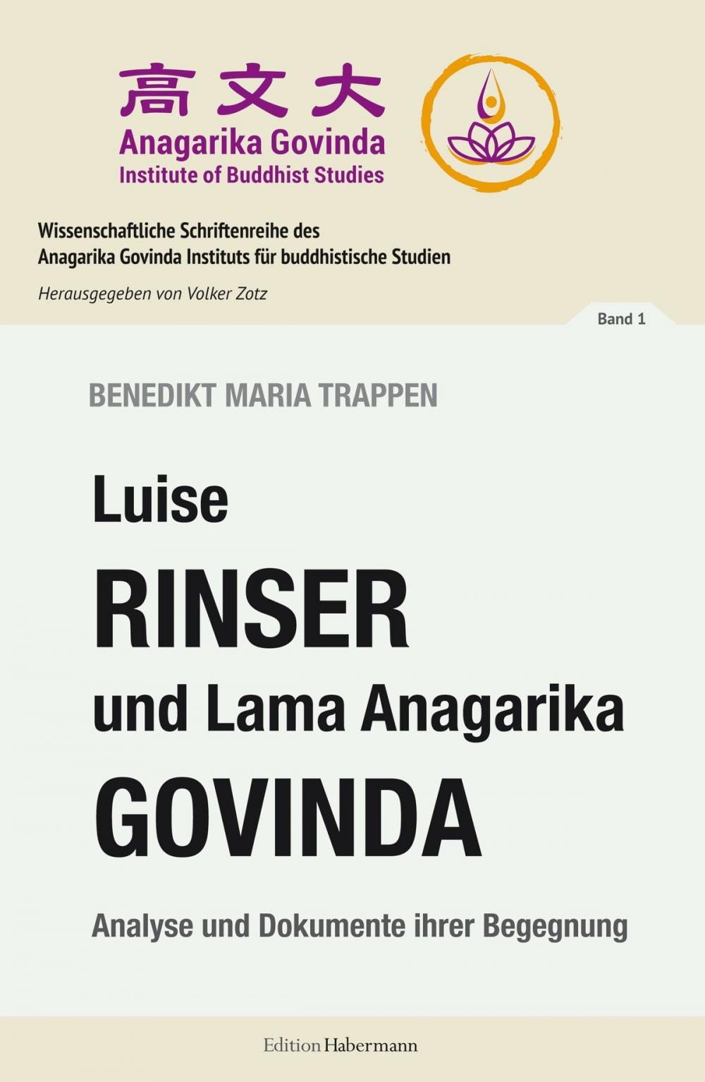 Big bigCover of Luise Rinser und Lama Anagarika Govinda