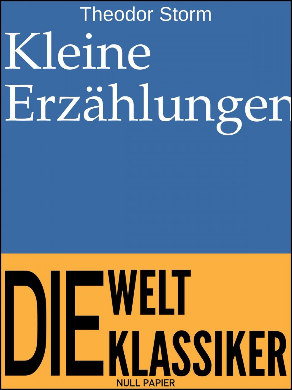 Big bigCover of Kleine Erzählungen