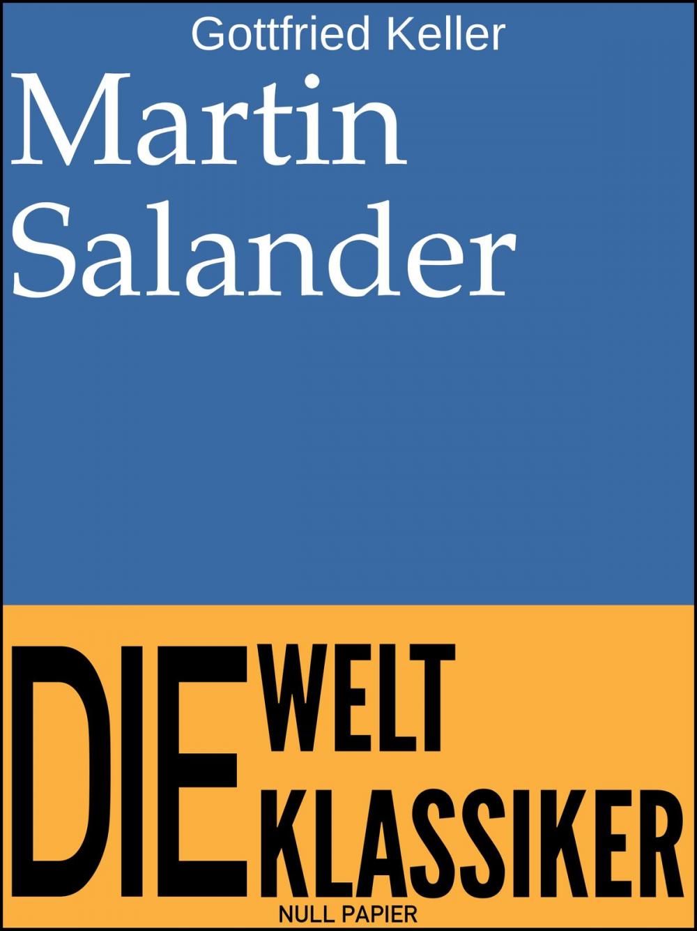 Big bigCover of Martin Salander