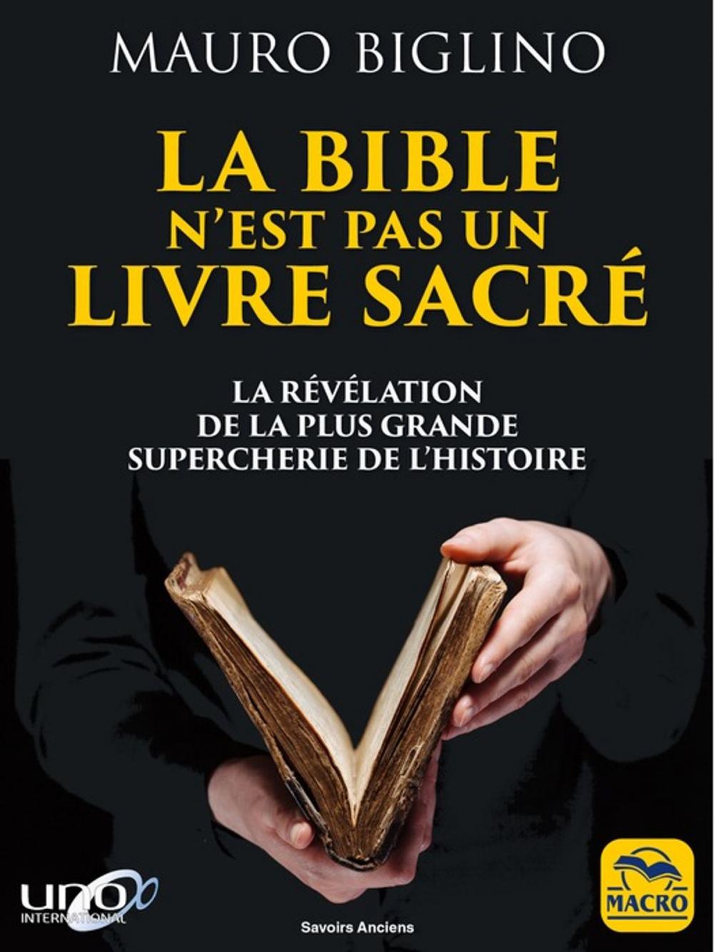 Big bigCover of La Bible n'est pas un livre sacré