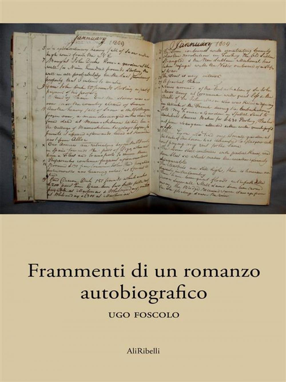 Big bigCover of Frammenti di un romanzo autobiografico