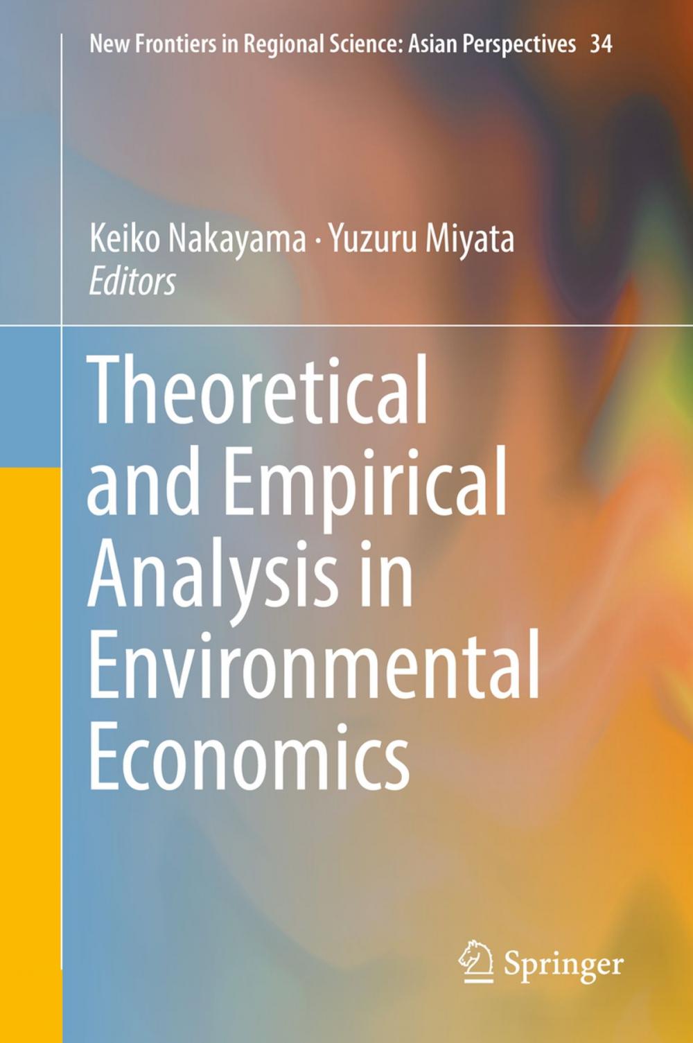 Big bigCover of Theoretical and Empirical Analysis in Environmental Economics