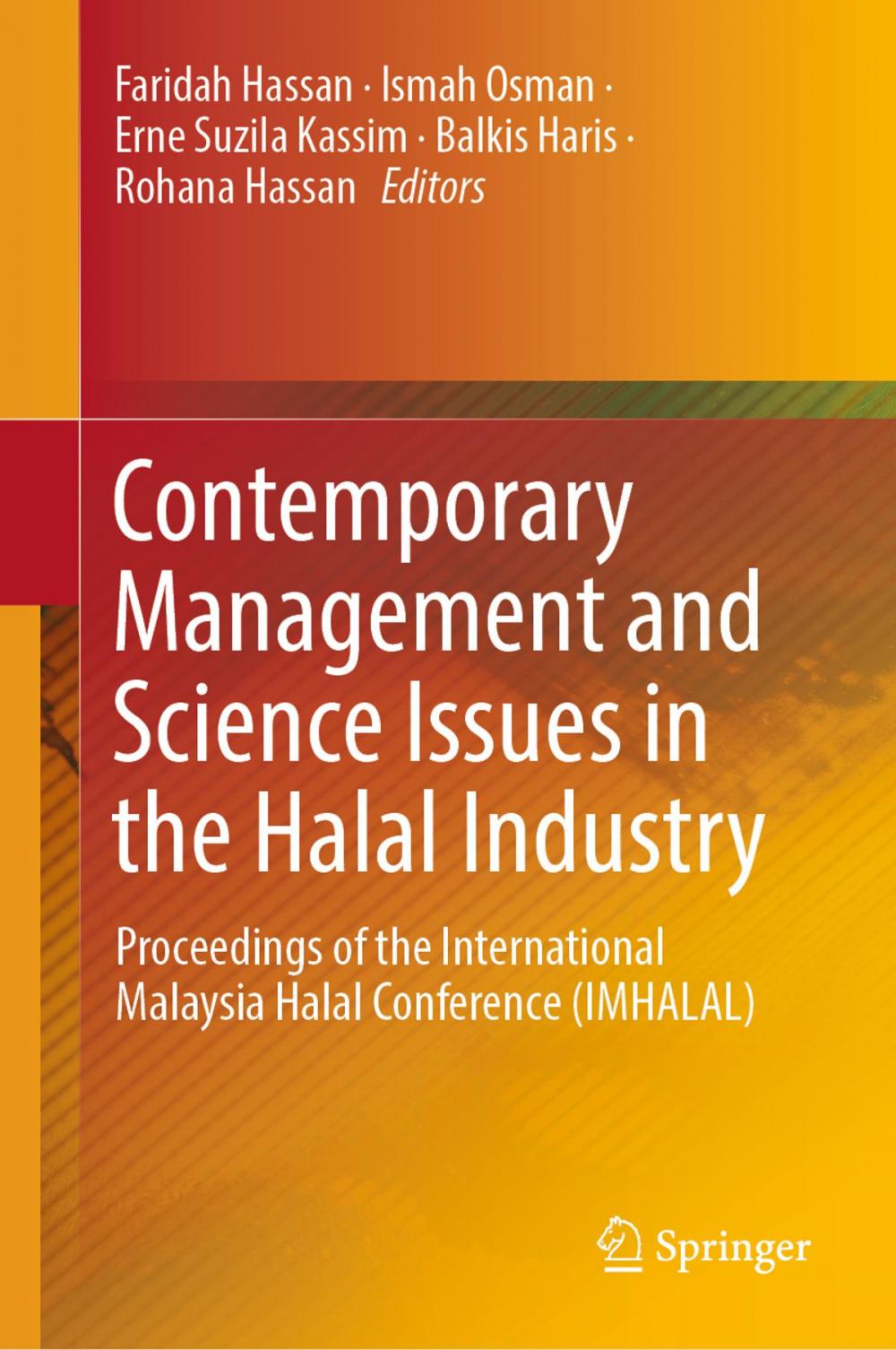 Big bigCover of Contemporary Management and Science Issues in the Halal Industry