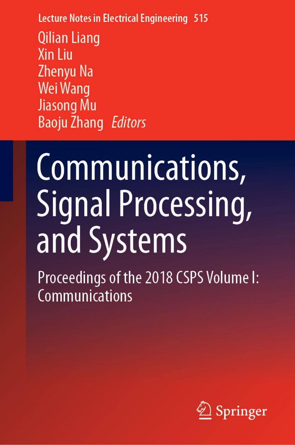 Big bigCover of Communications, Signal Processing, and Systems