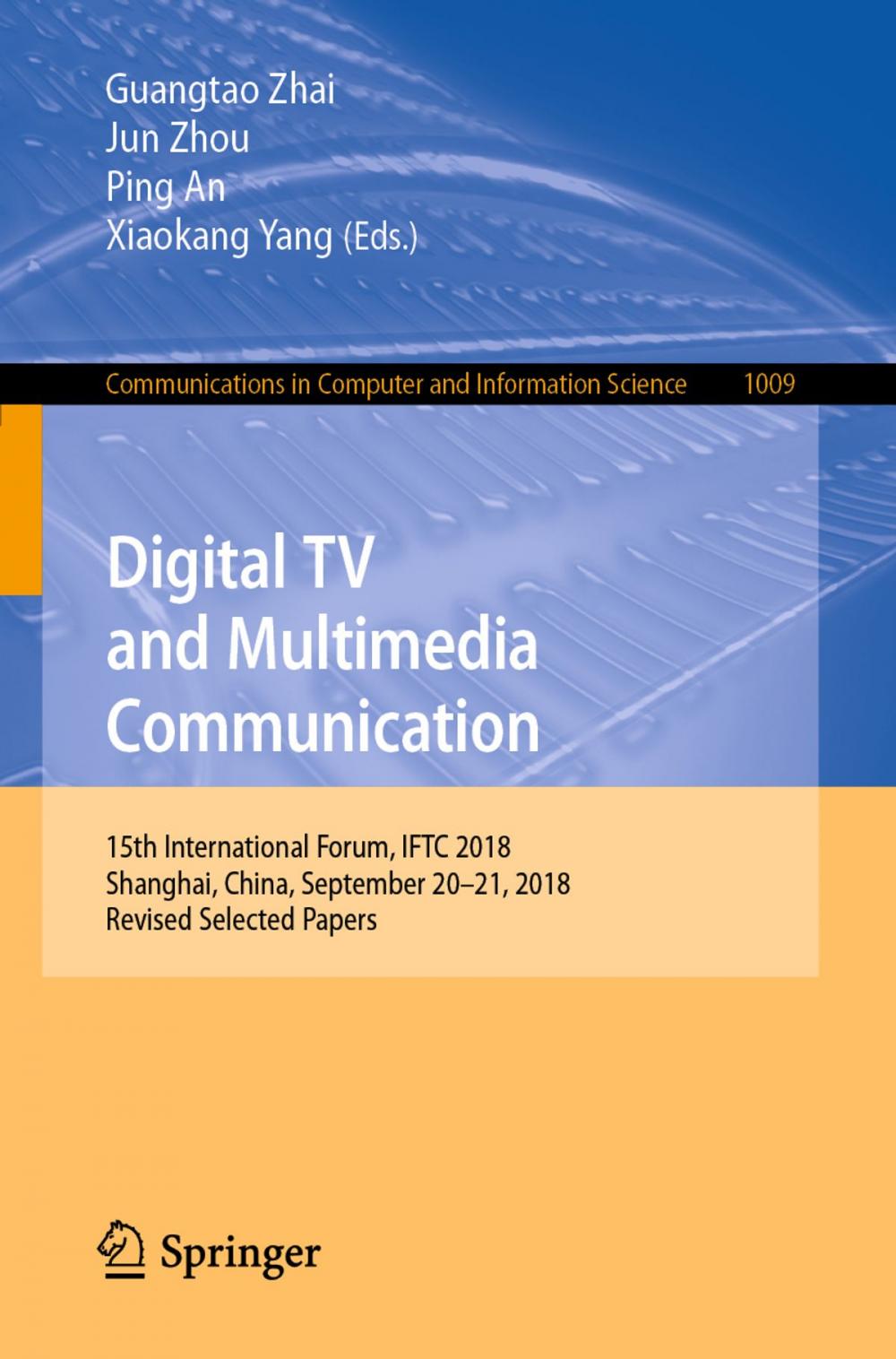 Big bigCover of Digital TV and Multimedia Communication