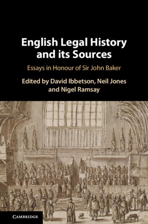 Cover of the book English Legal History and its Sources by , Cambridge University Press