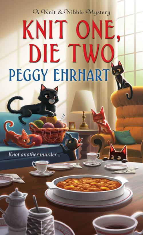 Cover of the book Knit One, Die Two by Peggy Ehrhart, Kensington Books