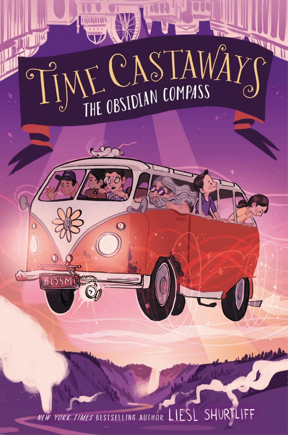 Big bigCover of Time Castaways #2: The Obsidian Compass