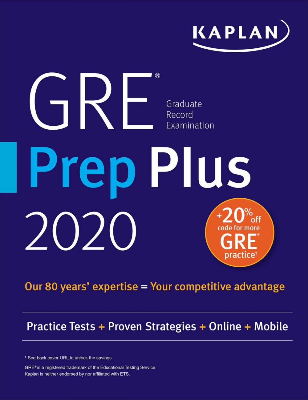 Big bigCover of GRE Prep Plus 2020