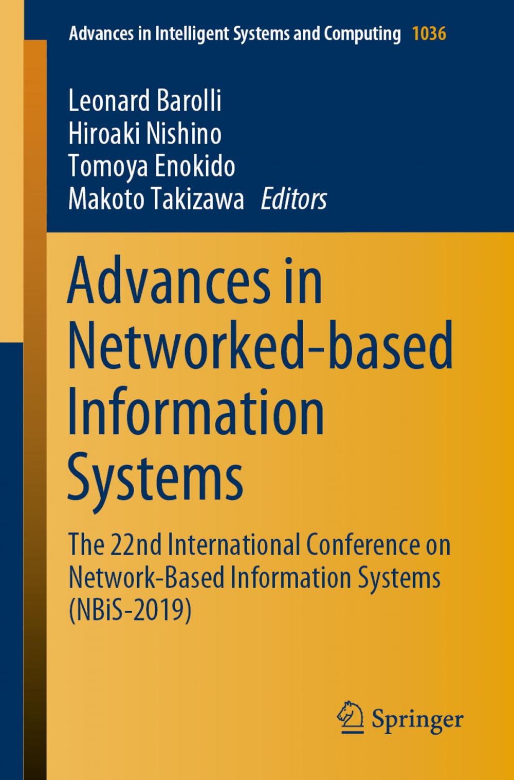 Big bigCover of Advances in Networked-based Information Systems