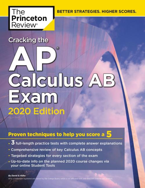 Cover of the book Cracking the AP Calculus AB Exam, 2020 Edition by The Princeton Review, Random House Children's Books