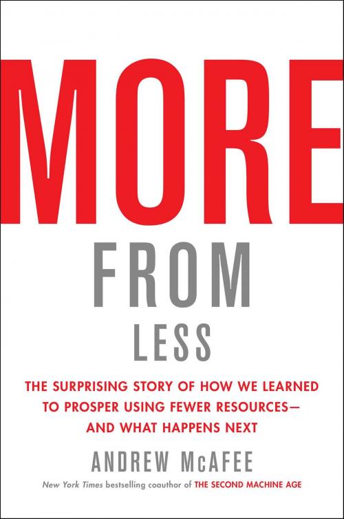 Cover of the book More from Less by Andrew McAfee, Scribner