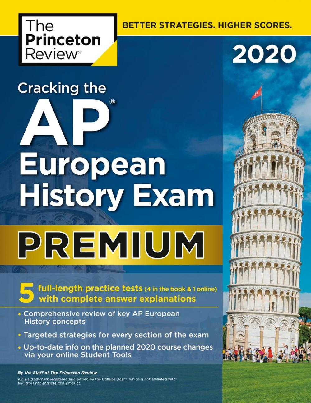 Big bigCover of Cracking the AP European History Exam 2020, Premium Edition