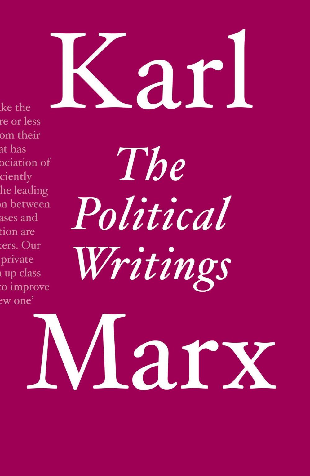 Big bigCover of The Political Writings