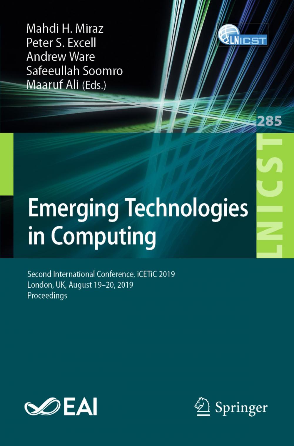 Big bigCover of Emerging Technologies in Computing