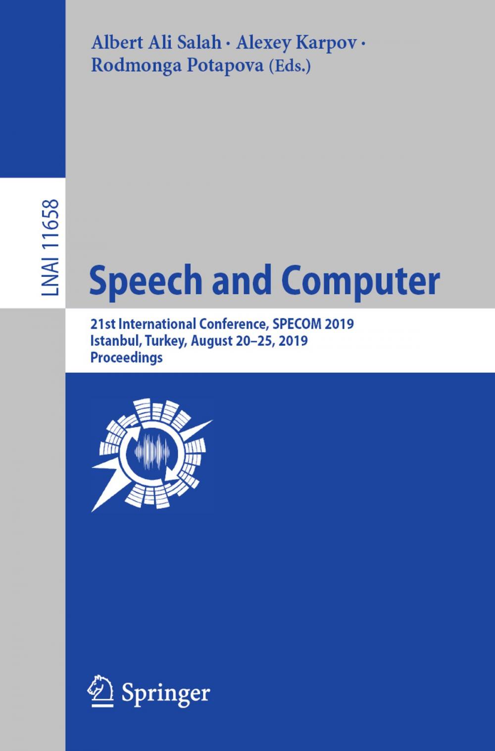 Big bigCover of Speech and Computer