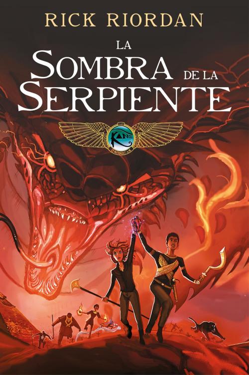 Cover of the book La sombra de la serpiente (Las crónicas de los Kane [cómic] 3) by Rick Riordan, Orpheus Collar, Penguin Random House Grupo Editorial España